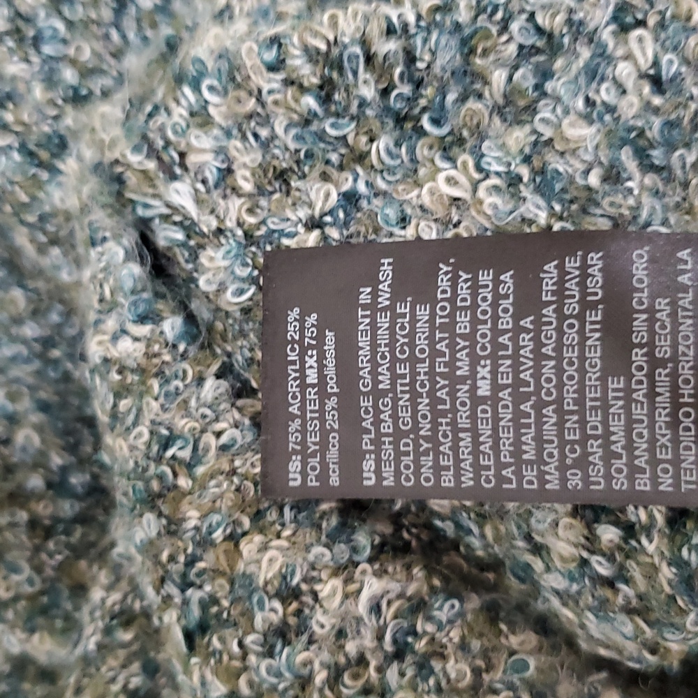 WHBM Green Fitted Sleeveless Tank Top with Mandarin Collar - Picture 4 of 7